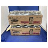 2 Boxes Regular Pint Jars - NEW