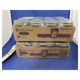 2 Boxes Regular 1/2 Pint Jars - NEW