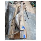 Vintage Sharpening Stone on Wood Base w/Belt