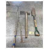 Hand Tools - Fork - Shovel - Pick Axe