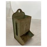 Vintage Metal Match Box