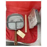 Presto Aluminum Bakeware 8x8 & Divided Skillet