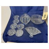 9 Pcs - Assorted Glassware