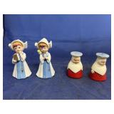 4 Pcs - Catholic Figures & Salt/Pepper Shakers