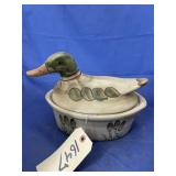 Stoneware Nesting Duck
