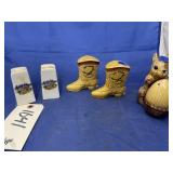 3 - Assorted Salt/Pepper Shaker Sets