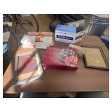 Vintage Photos - Pic Frames - Vintage Tablecloth
