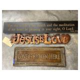 3 Pcs Inspirational Wall Dï¿½cor