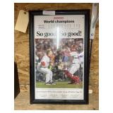 Framed Boston Red Sox World Champions 2007 Pic