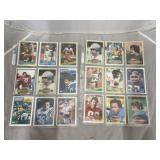 5 Sheets Assorted Football Cards - Phillip Rivers