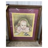 Large Framed/Matted Pic B.Brown 28"x35"