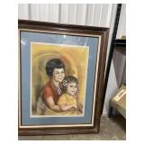 Large Framed/Matted Pic B.Brown 30"x36"