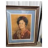 Large Framed/Matted Pic B.Brown 30"x36"