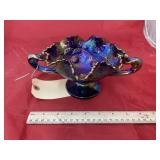 Fenton Carnival Glass Pedestal Candy Dish