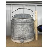 Galvanized Insulated Water Can Dispenser