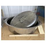 Stainless Steel Roasting Pan w/Lid