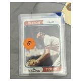 Al Kline Baseball Card