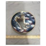 American Eagle Plate by Franklin Mint Heirloom
