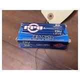 Box of 50 - 25 Auto FMJ Bullets