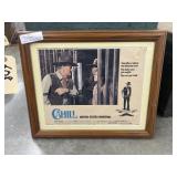 Framed Wooden Print of John Wayne