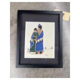Framed Native Art by Virginia A Stroud