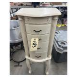 Jewelry Cabinet on Stand w/Jewelry
