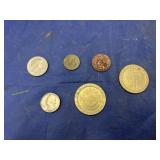 Assorted Coins & Tokens