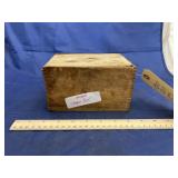Vintage Wooden Crayon Box