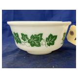 White/Green Ivy Bowl