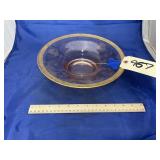 Pink Glass Bowl