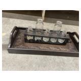 Centerpiece Dï¿½cor & Wood Tray