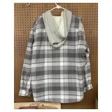 Wrangler Lined Flannel Jacket Sz L
