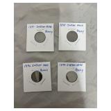 1891 1896 1898 1899 Indian Head Pennies