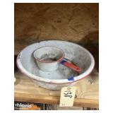 Granite Wash Basin & Cooking Pan