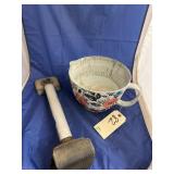 Melmac Bowl w/Handle - Carpet Kicker