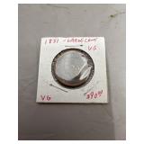 1851 US Large Cent