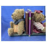 Teddy Bear Bookends w/Build A Bear Book