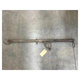 Home Made Metal Bar w/Hooks