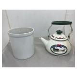 Mainstays Crock & Christmas Tea Kettle