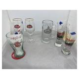 6 Pcs - Assorted Glass Drinking Glasses