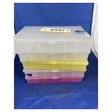 5 - Plastic Organizing Boxes
