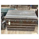 Vintage Wood Trunk 38"L x 21"W x 223"H