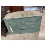 Vintage Wooden Trunk 30"L x 16"W x 18"W