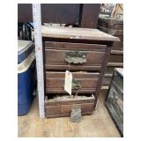 Vintage Night Stand 16"L x 13"W x 20"H