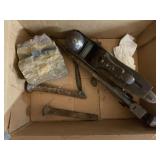 Petrified Wood - Adj Wrench - Planer - RR Spikes