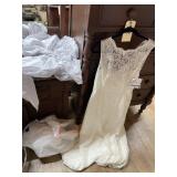 Lace Formal Dress Sz 12 & Flat Sheets
