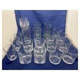 Assorted Glass Water Glasses - Juice Glasses