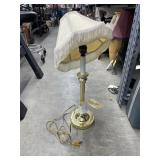 Lavish Victorian Style Table Lamp w/Fringed Shade