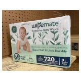 Wipemate  Ultra Sensitive Baby Wipes - NIB