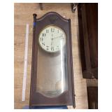 Large Pendulum Wall Clock 40"H
